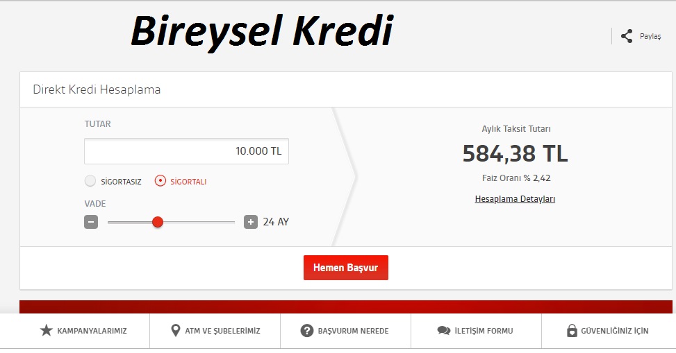 Akbank Bireysel Kredi Nasıl Alınır