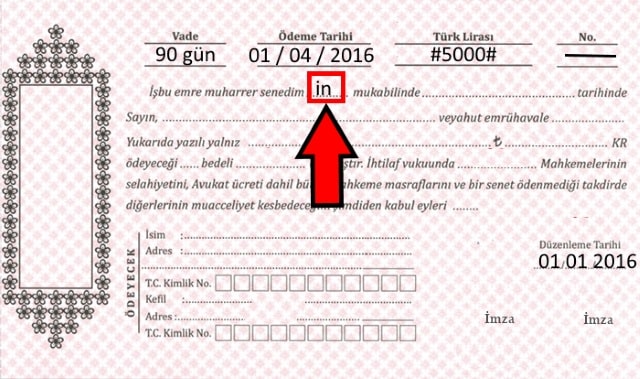 Senet Doldurma Adım 5